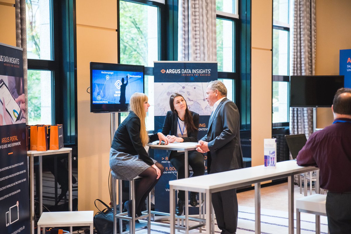 _FIBEP's tweet photo. Pictures from our exhibition areas at #WMIC17 - Thanks to our great sponsors! #FIBEP #mediaintelligence #technology #artificialintelligence https://t.co/U47hsPH9iA