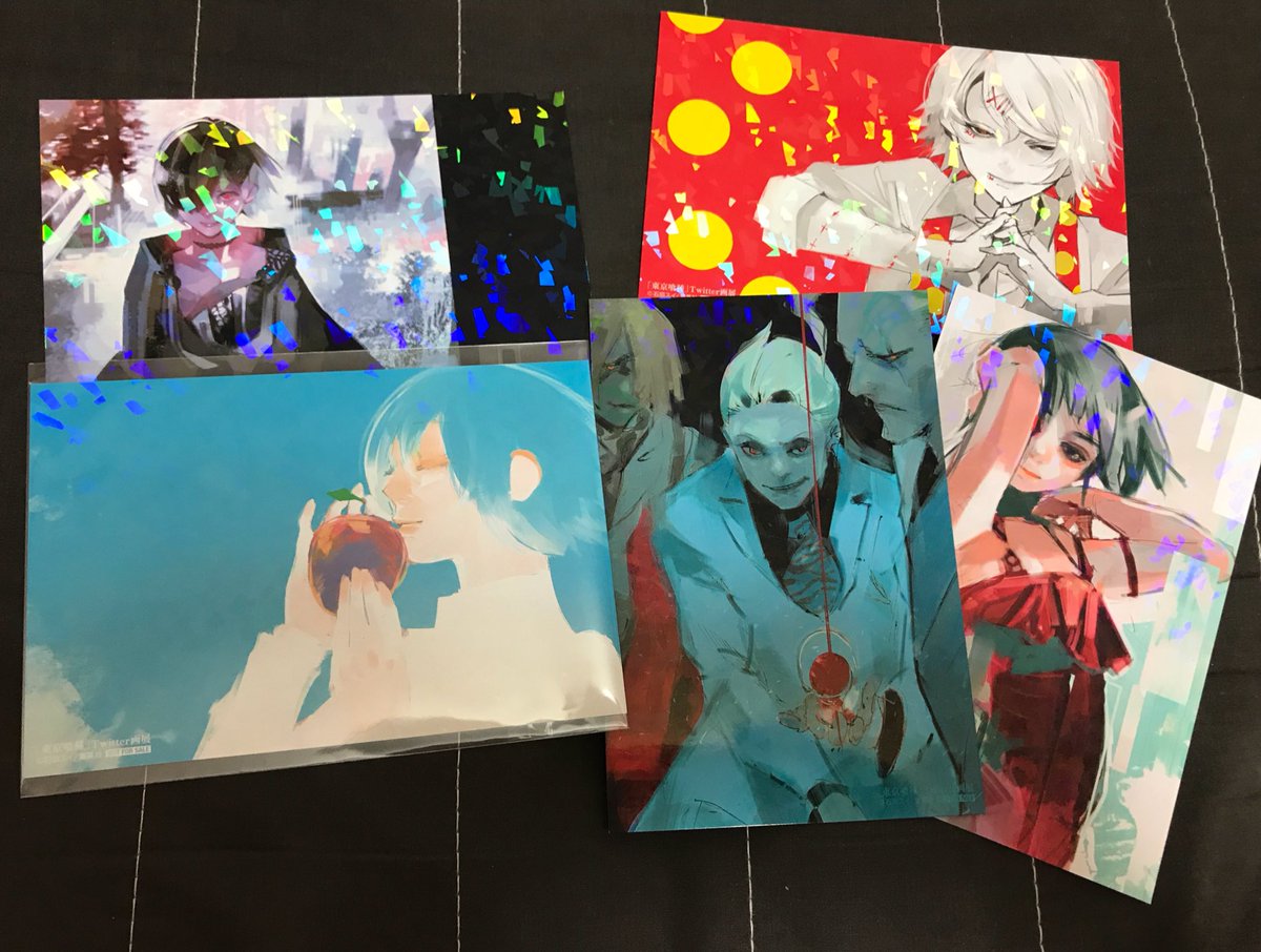レタス ﾂｲﾌﾟﾛｦﾐﾃﾅ V Twitter 東京喰種 ホログラム Twitter画展 イラストカード 交換 譲 ナキ 什造 トーカ 董香 六月 求 ウタ アップ 椅子 両面梱包可能な方よろしくお願いします
