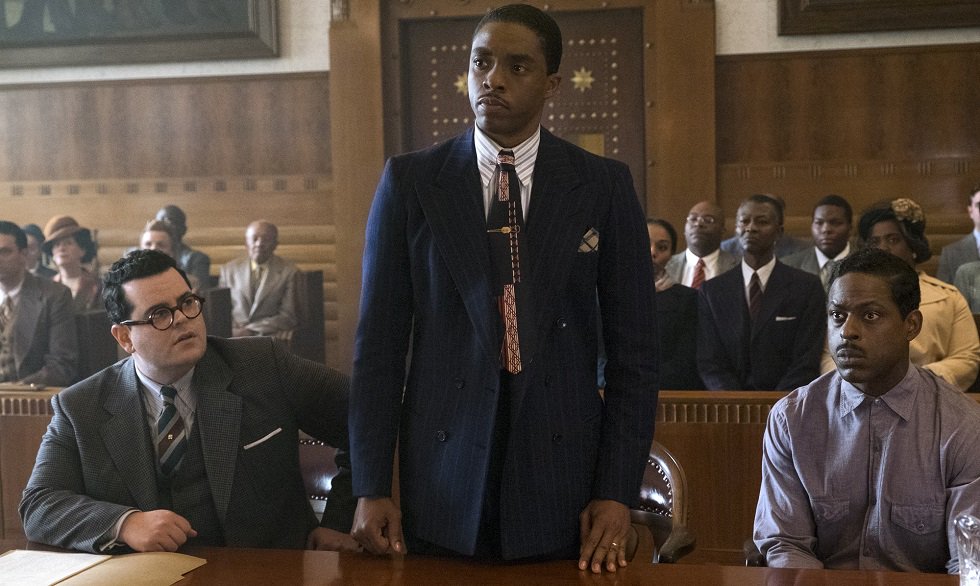 CallieCrossley's tweet photo. Need weekend plans? Check out @MarshallMovie! Listen to our conversation w/ director @reghud before it airs Sunday! https://t.co/1BFsy11EC8 https://t.co/cZC75A2PBI