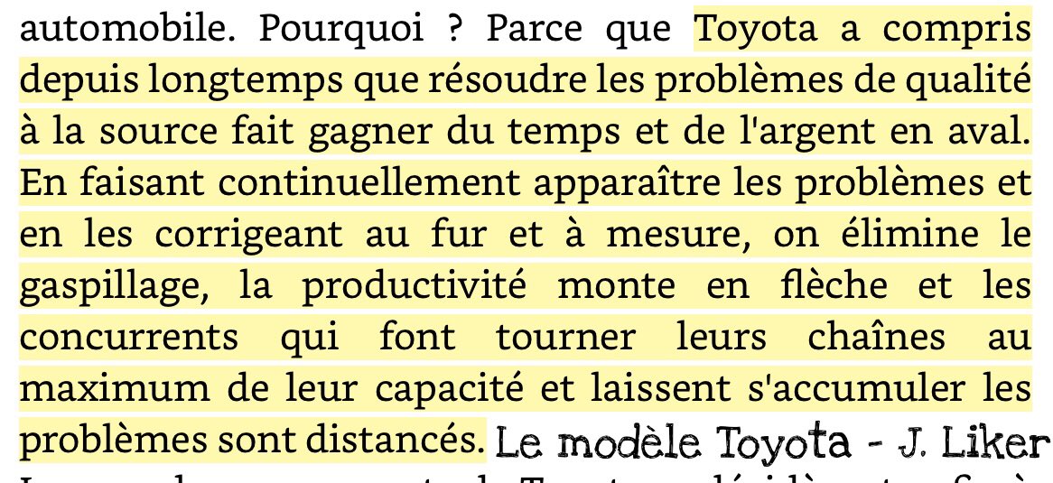 JeanPhiD's tweet image. Rendre visible les défauts de #qualité pour les résoudre au fur et à mesure = avantage concurrentiel ! #Lean #Jidoka