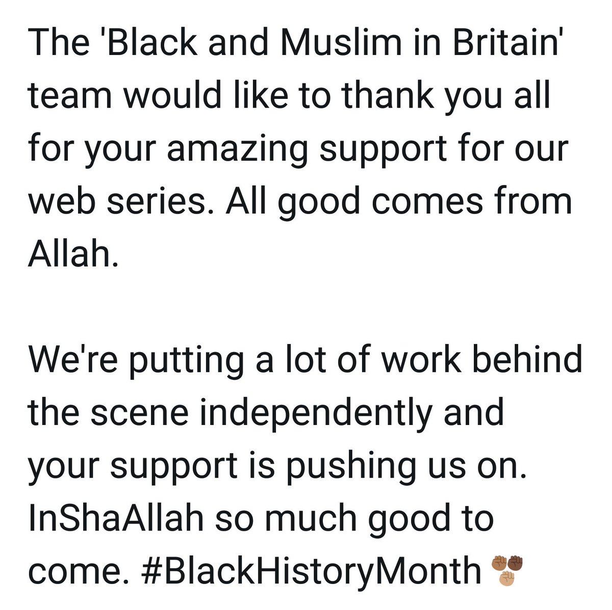 BMBProject's tweet image. A massive thank you from the team: @MohamedWrites Sakinah Lenoir from @RabbaniProject and @SaraiyaBah 
Photo credit: @knox_o
Epi 3: 18/10/17