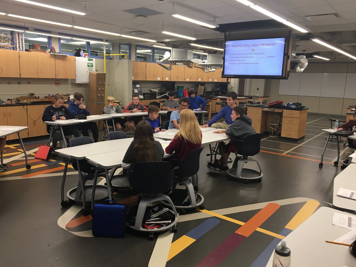 K_Carpenter13's tweet photo. Amazing Socratic Seminar in @gneuses Fusion class! Great conversations and ideas! @DPS109 @109Caruso #engage109 https://t.co/OaFgePAeCW