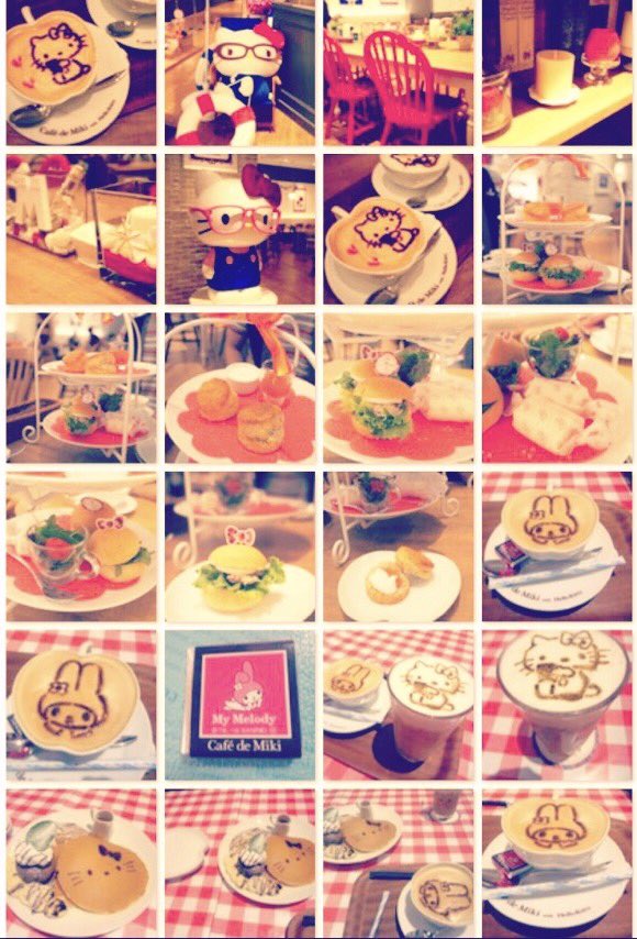 【Cafe de Miki with Hello Kitty🍰❤️】
all so cute😊💖
<a href="/Divercity/">DiVeRCiTy</a> Tokyo Plaza
🚃Rinkai line ”Tokyo teleport station” 👣3min
cafedemiki.jp/menu.html