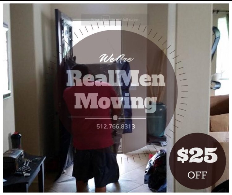 realmenmoving's tweet photo. #fallpromotion $25.00 off final price
#atxmovers #movingcompany #austinmovers #atx #Austin https://t.co/NgWWe8TP9K