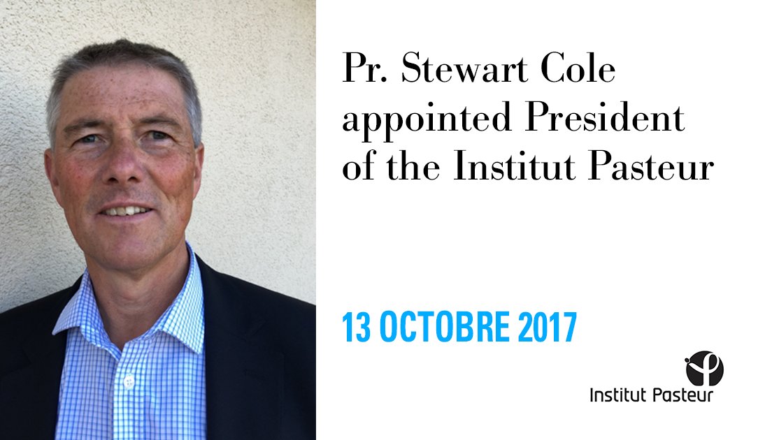 Institut Pasteur on Twitter: "Pr. Stewart Cole, new President of ...