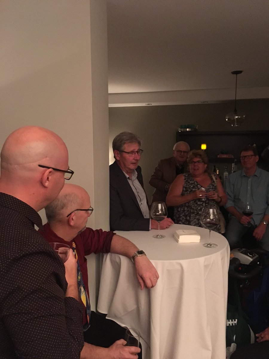 DaveNuss17's tweet photo. Ernie Gaschler private gathering for his retirement with all the past presidents! #ibascon2017 https://t.co/TGYQwmc59q