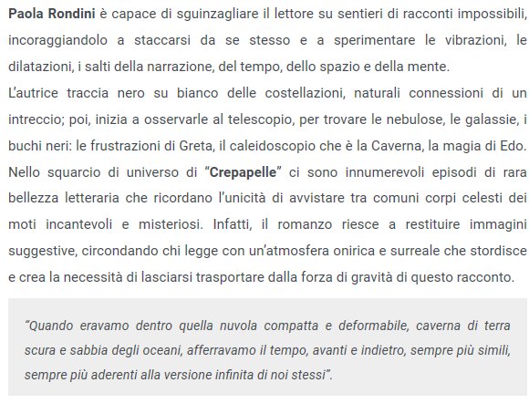 Crepapelle_Edo's tweet photo. “Quel giorno sembrava avere un’altra vita dentro”. 
Grazie a @SoloLibri 🧡 
https://t.co/o3hSuU4Syc https://t.co/jd2FqSf4r0