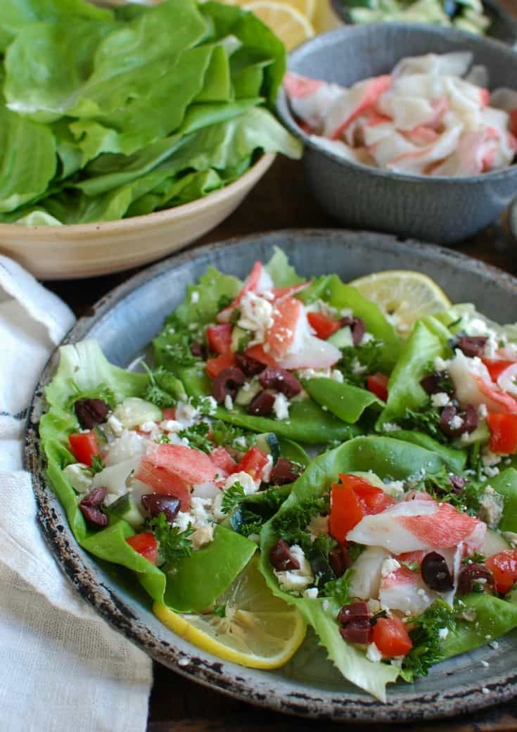 ohiogirl444's tweet photo. Celebrate #nationalseafoodmonth with Mediterranean Surimi Lettuce Wraps! https://t.co/Km4cLTbFck #ad #simplysurimi #transoceanproducts https://t.co/tOqKt2LqlA