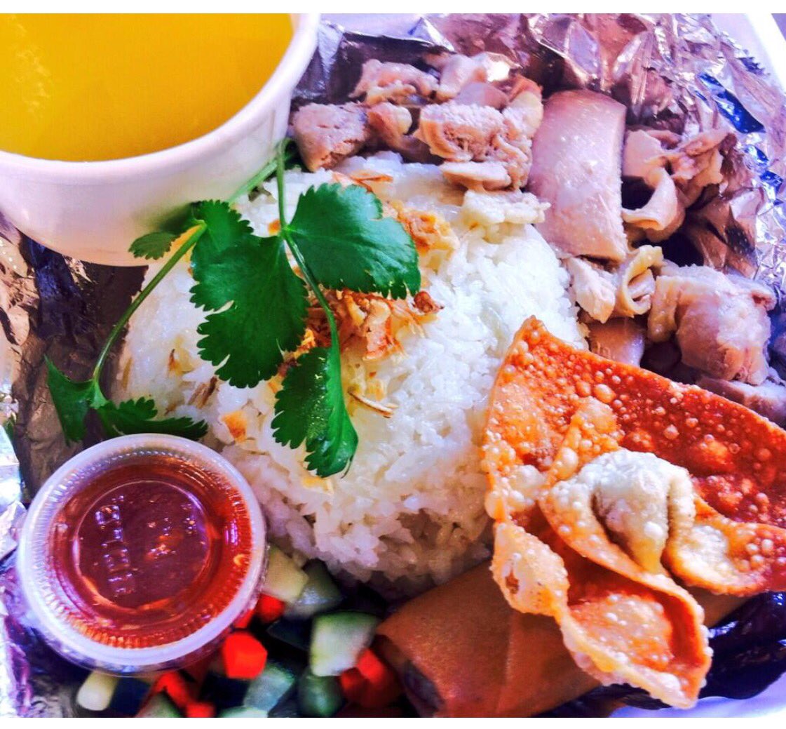 Last chance to get Chicken Rice special. We are back at Redmond Woods today 11-1:40 pm