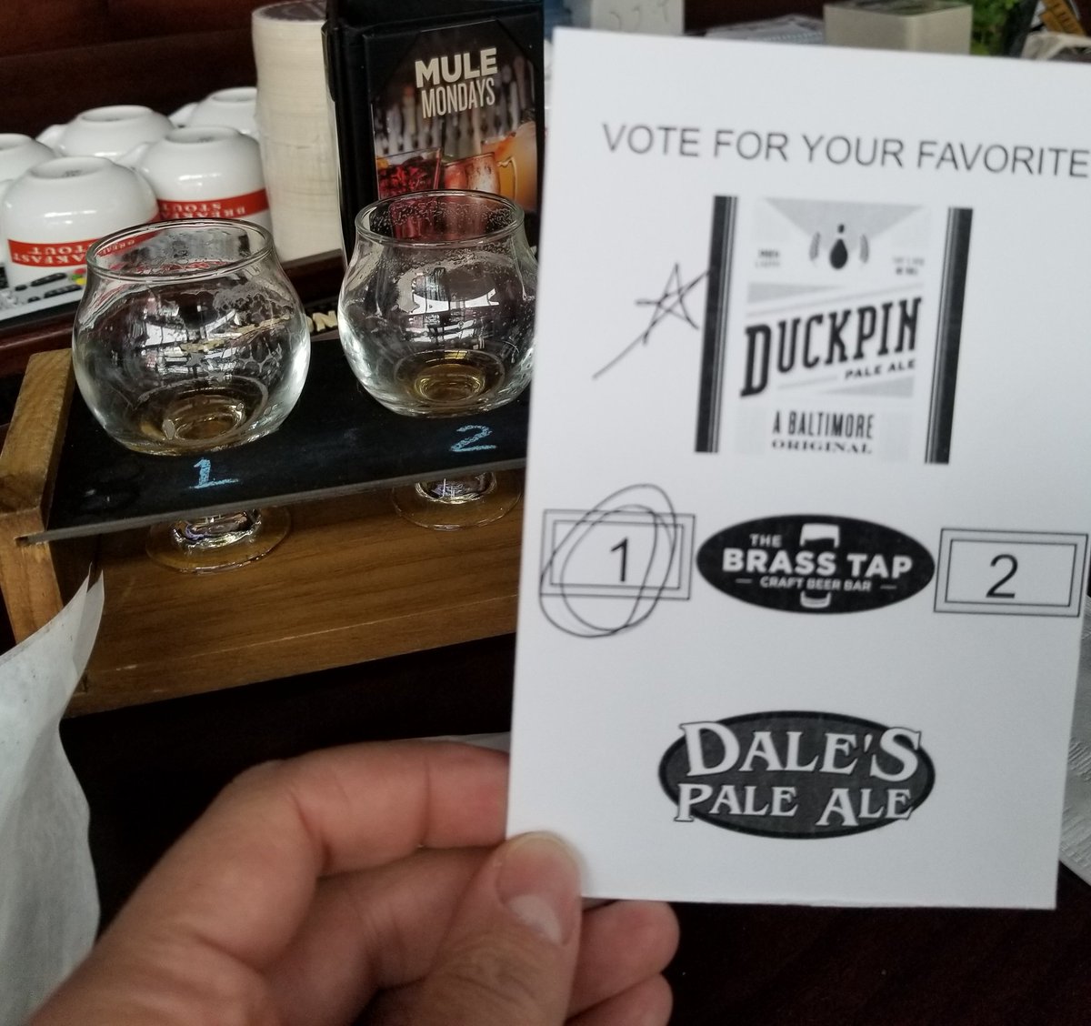 It must be <a href="/BaltBeerWeek/">Baltimore Beer Week</a>! Stop by <a href="/brasstapfitz/">brasstapbaltimore</a> and pick out your fave pale ale! #bbw17