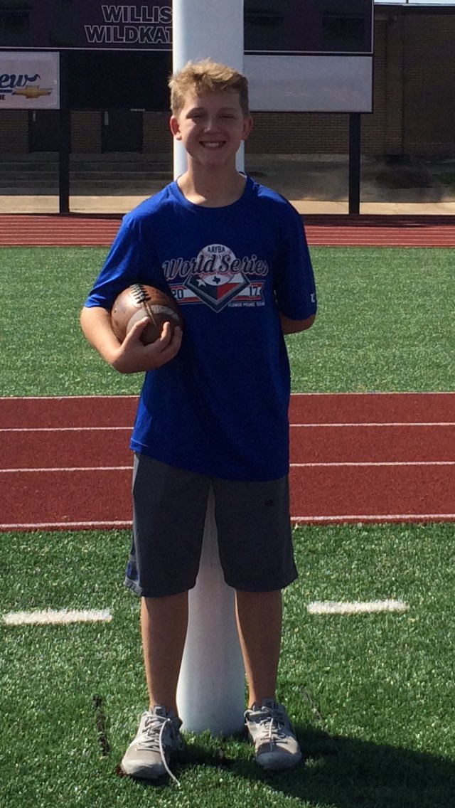LLMSLadyLynx's tweet photo. Congrats to the LLMS Punt Pass Kick champions! Georgia Paugh and Greg Moore.  Come out and support the two compete 10/19 at Yates.@LLMSLynx https://t.co/52dS18md2N