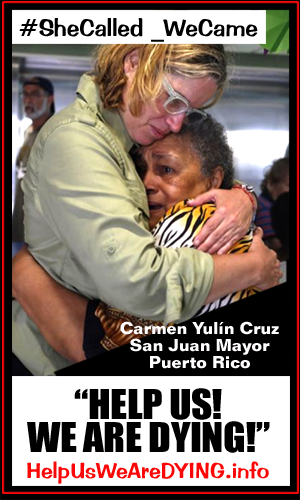 KeepLadyWarm's tweet photo. @SallyDeal4 @realDonaldTrump #PuertoRico HUMANITARIAN CRISIS
#trump explodes #healthcare
refuses / waive #JonesAct
#REDUSA abandons Puerto Rico
#BLUEUSA doesn't!
#RESIST https://t.co/fk32o5qE9X