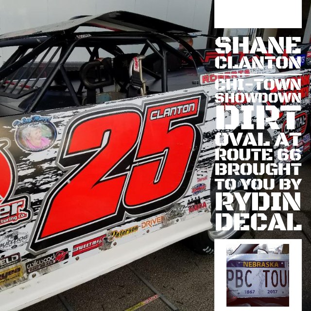 Ranked #6
#ShaneClanton
#ChiTownShowdown 
#DirtOvalRoute66 
#WOOLMS 
#RydinDecal