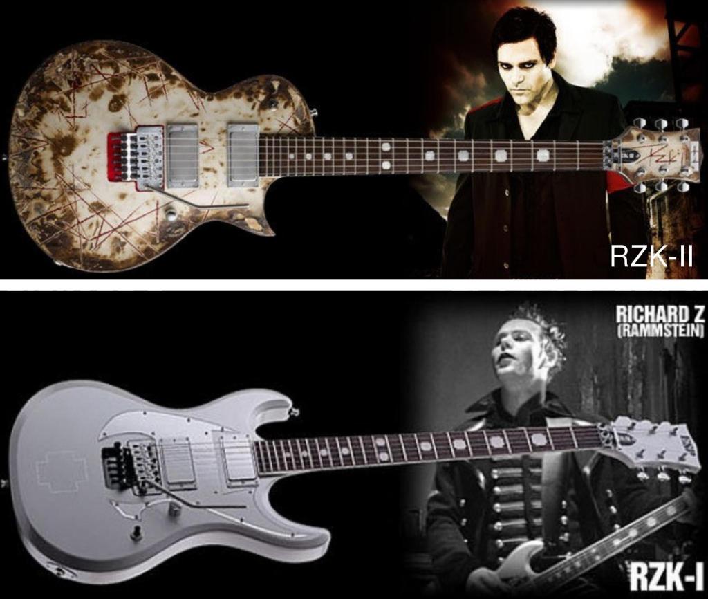 bandist_de's tweet photo. Die Signature Gitarren von Richard Z. Kruspe: ESP RZK-1 und RZK-2 bei Bandist https://t.co/nq4rKWyGoe https://t.co/rLU3I0O7fS