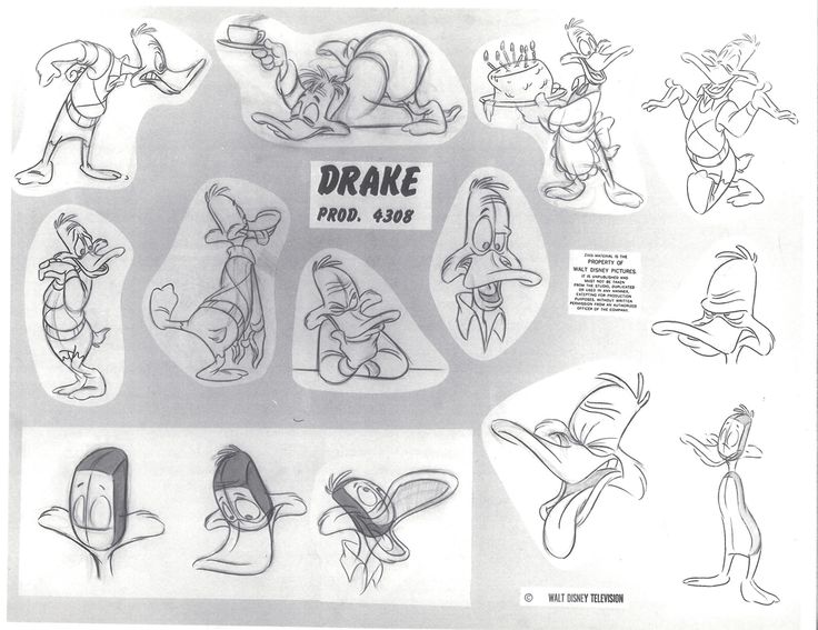 Traditional2D's tweet photo. Darkwing Duck model sheets (Disney, 1991). https://t.co/QmS9o45UAq