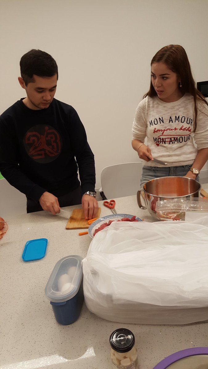 elvirm31's tweet photo. Taste of Culture, Oct 12, 2017, Cooking Classroom @websteru https://t.co/4NHg4XRNhn