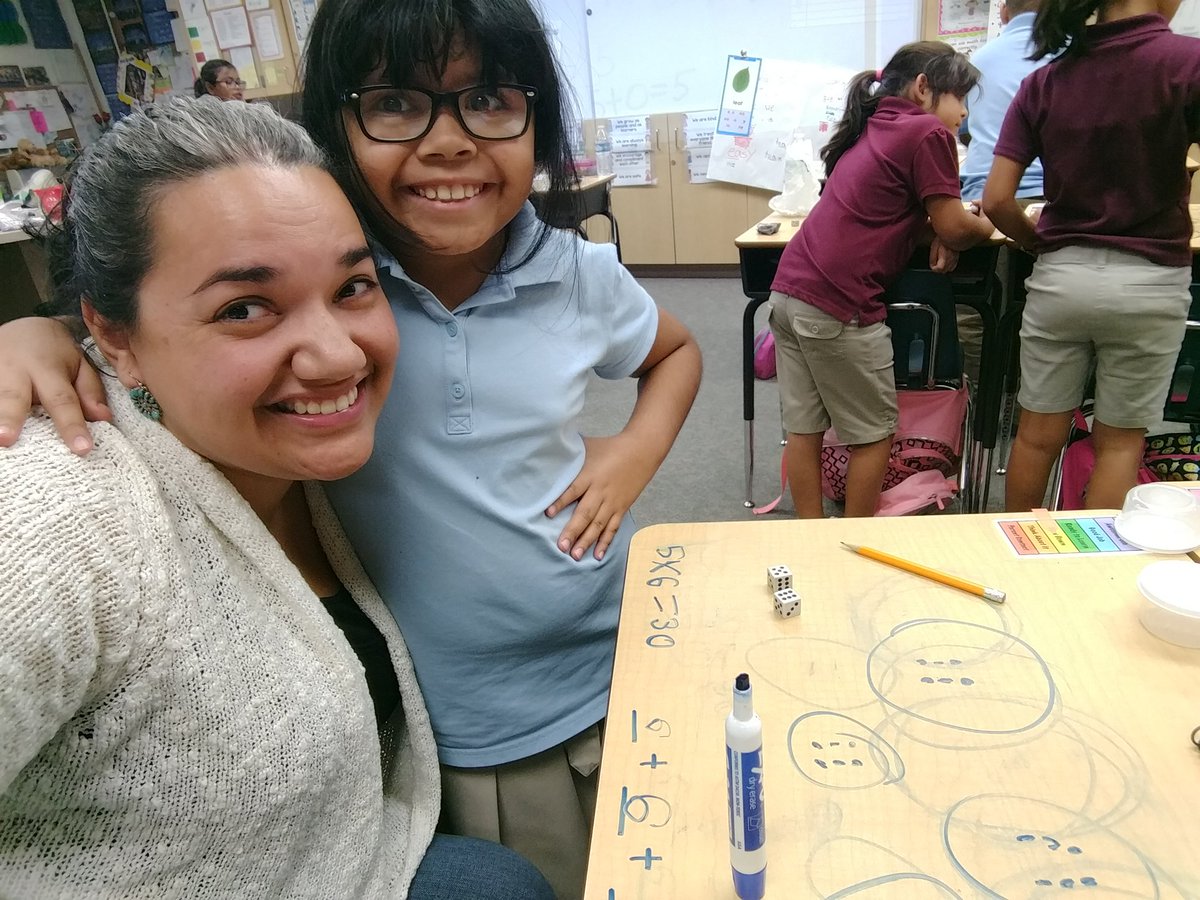 tiffany1norton's tweet image. Emily was teaching me all about multiplication and the connection to repeated addition!  #3rdgradersrock #carreoncomets