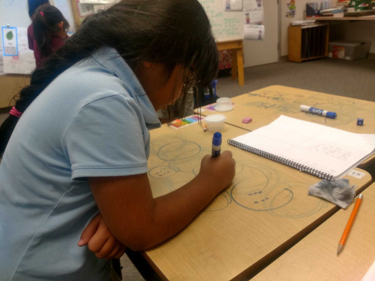 tiffany1norton's tweet image. Emily was teaching me all about multiplication and the connection to repeated addition!  #3rdgradersrock #carreoncomets