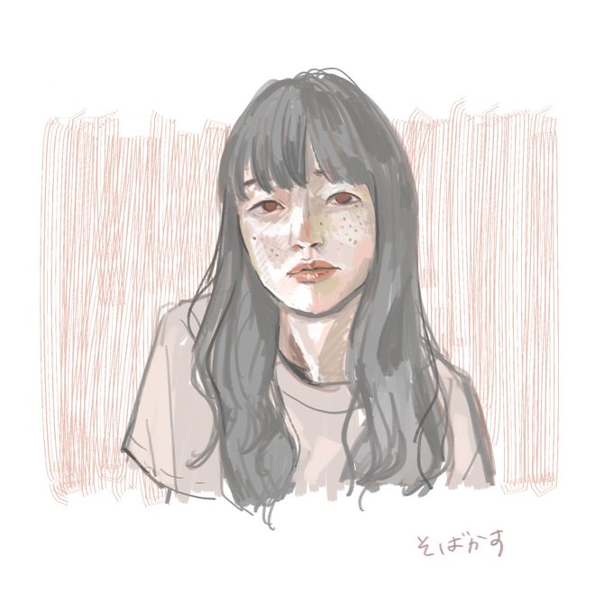 そばかすのtwitterイラスト検索結果 古い順