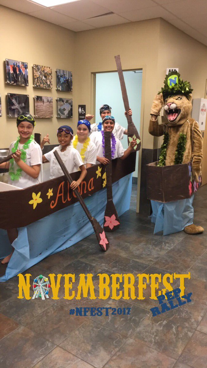 NativityCS's tweet image. It's starting! Our kickoff to #nfest17! GO COUGARS!