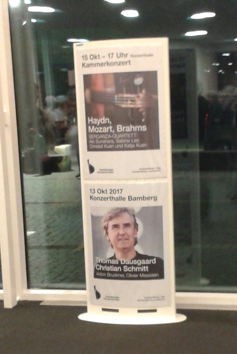 2michaelWmusic's tweet photo. Harmonie zwischen Anton Bruckner und Olivier Messiaen? Thomas #Dausgaard und die @bambergsymphony werden es aufdecken. https://t.co/cZNC9PScr3