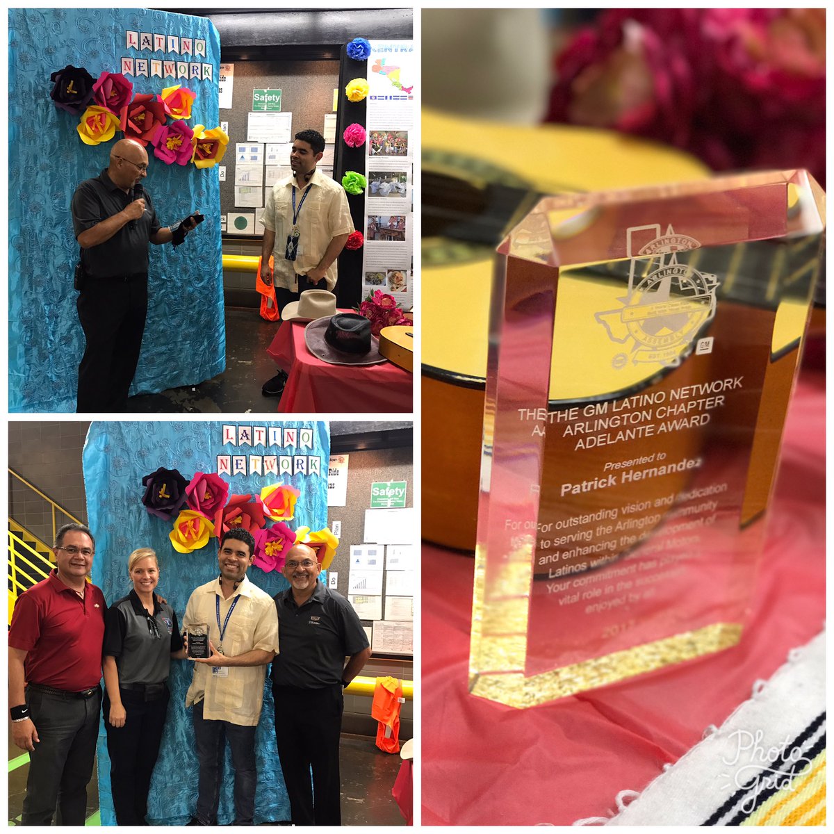 normajean_gm's tweet photo. 2017 Latino Network Adelante Award Recipient @pnherdz! Congratulations🎉@GM_Diversity @GMHIT_TX @raulvil86119451 https://t.co/Mt1GN6owv8