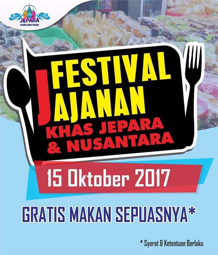 VisitJepara's tweet photo. Hari #Minggu mau kemana? Kalo kita mau ke @jop_id ada #FestivalJajanan #KhasJepara nih, bisa makan sepuasnya 😍👍 https://t.co/uGvmd6S0HF