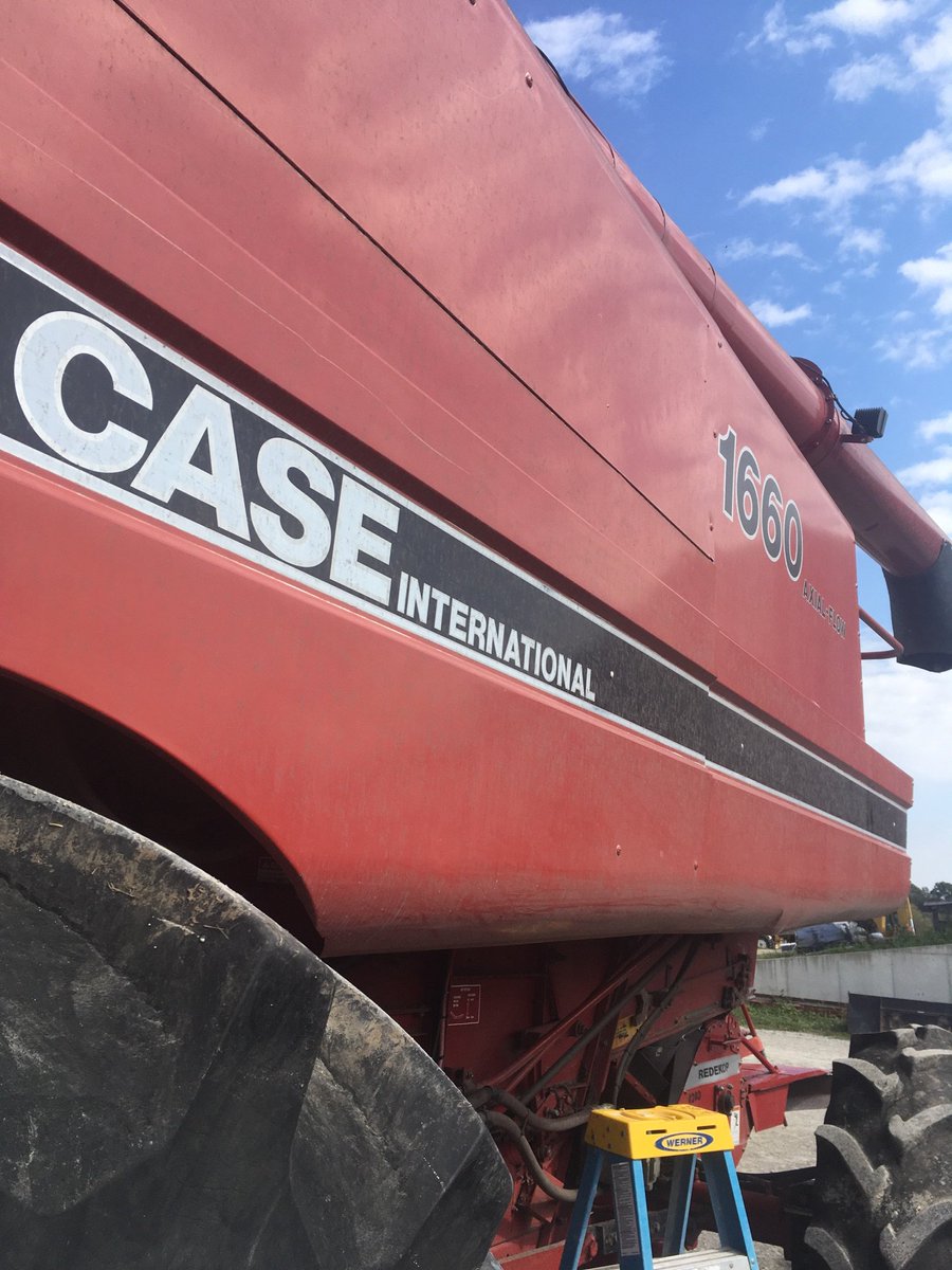 Installed an <a href="/AgLeaderTech/">Ag Leader Technology</a> Yield Monitor on this Case IH 1660 so that we can use the yield data in our #NutriTrack program.