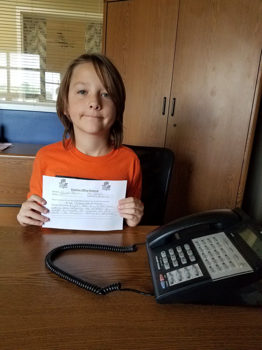GBEAP's tweet photo. Here are 2 of our students who have received positive office referrals today. Great job boys! #PBIS #PositiveReferrals https://t.co/fYpFuJU7kS