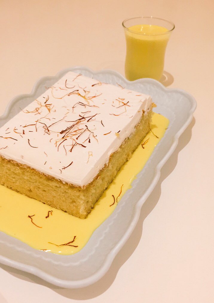 coff_lovers's tweet photo. كيكة الزعفران 💛 https://t.co/TIiCOPAMWN