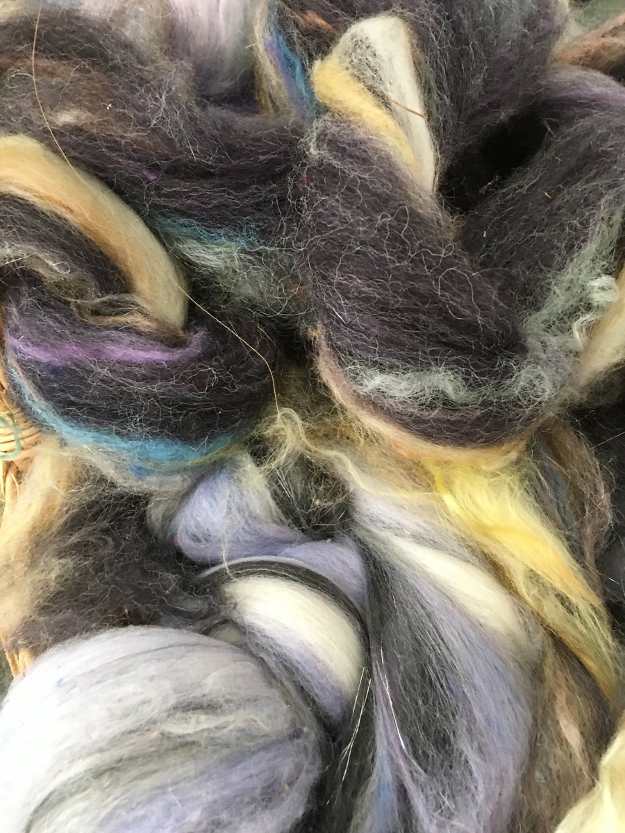 michellespins's tweet image. #spinning on my #spinning wheel