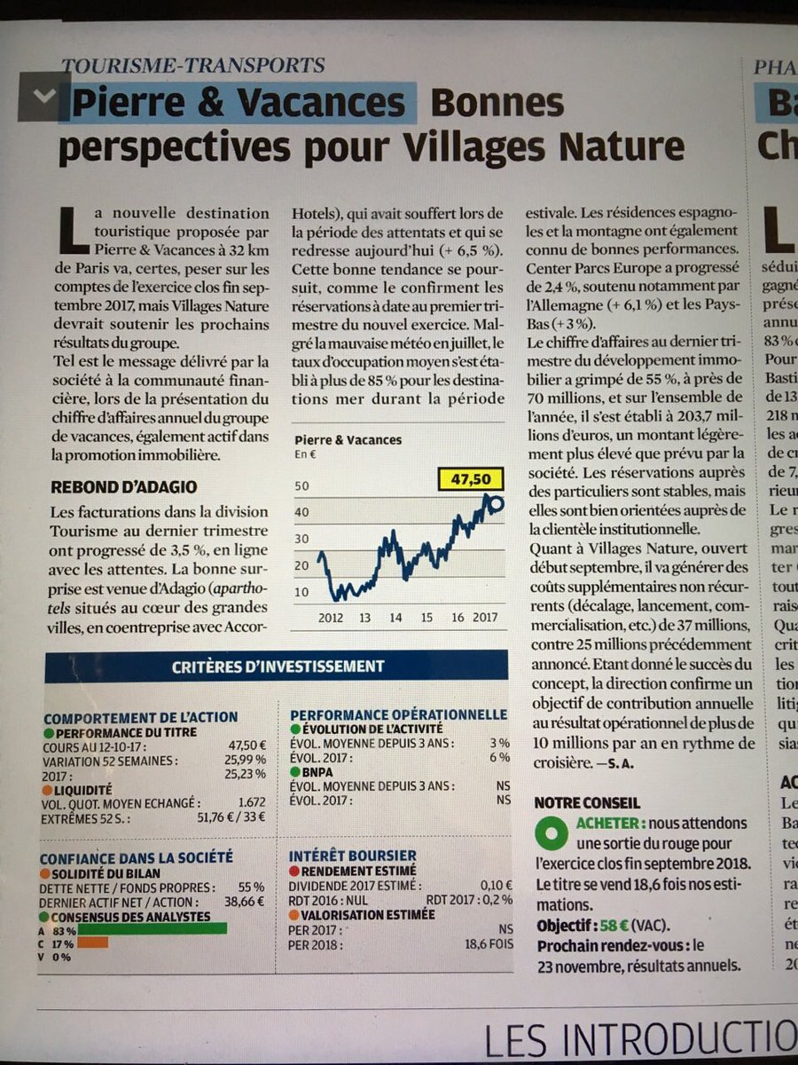 Pierre et Vacances un groupe en bonne santé Financière grâce aux Villages Nature