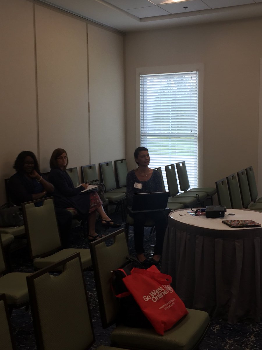 GATE_ORG's tweet photo. Dr. Butler and Dr. Huss from @UnivWestGa sharing tips on getting published in GATEways #GATEways #GATE2017 https://t.co/7fz5nuGdbg
