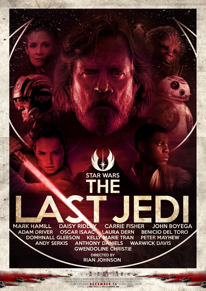 jimmyking911's tweet image. A  cool alternative film poster geared towards the Resistance for 'The Last Jedi' by Andi Ewington. @HamillHimself