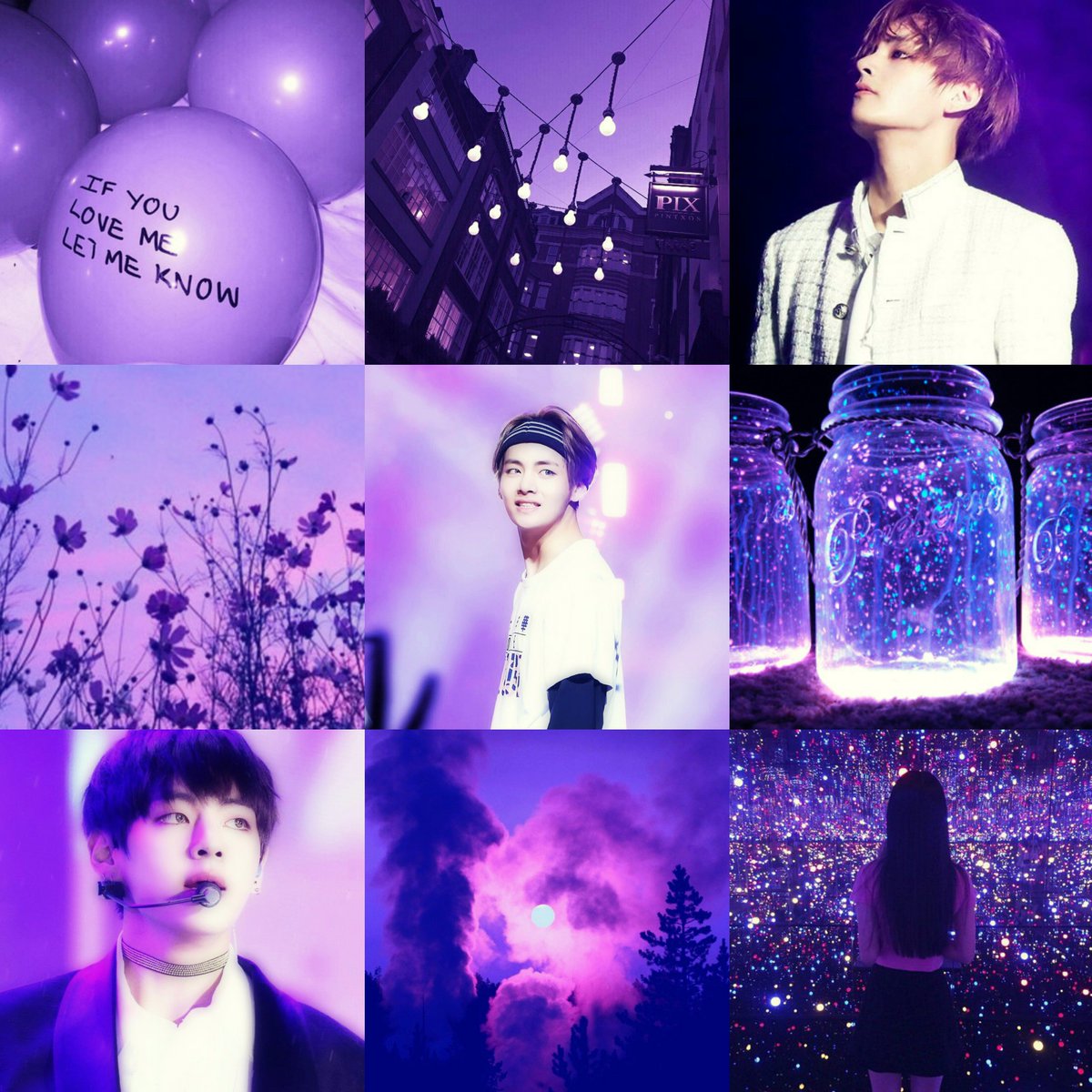 BTS Memes on Twitter: "Taehyung Aesthetic #BTS #방탄소년단 #태형 "Purple, the