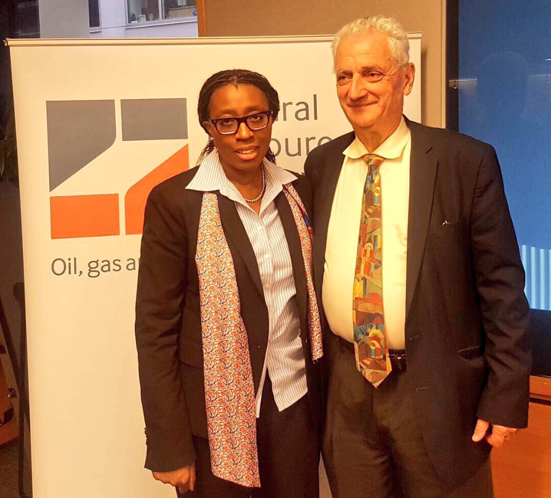 ECA_OFFICIAL's tweet photo. Vera Songwe, ECA Head with Daniel Kaufmann, president & CEO of @NRGInstitute at the launch of #ResourceGovernanceIndex #IMFMeetings #AMCSO17 https://t.co/yUUp7ZgZV6