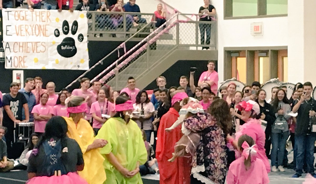 #PinkOut Pep Rally #BulldogFamily