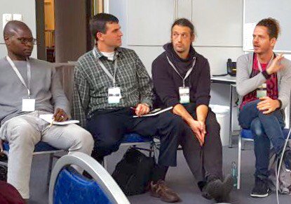 AgMIPnews's tweet image. AgMIP at #impactsworld2017: Mouhamed Ly, Alex Ruane, Christoph Müller and Joshua Elliott - Simulating Multiple Demands on Agriculture