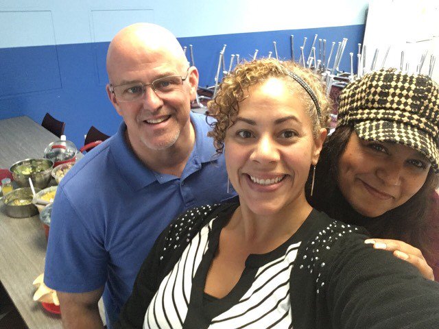GDLynch44's tweet photo. #BPatriotProud #BCSDAdmin Celebrating National Hispanic Heritage Month with Hispanic cuisine @ the Opportunities for Success Program. https://t.co/A9YIg1bZYx