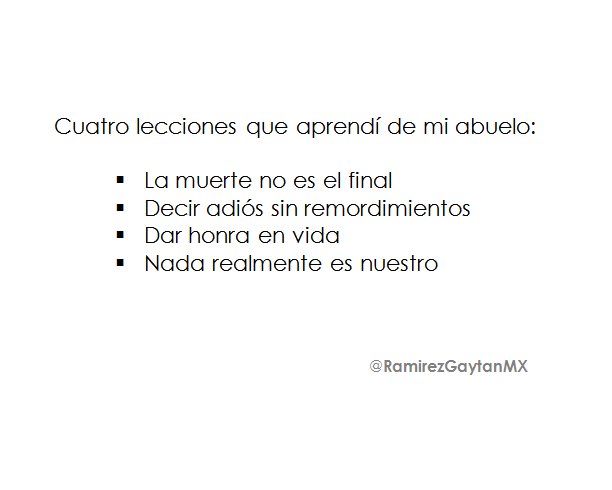 ramirezgaytanmx's tweet photo. La vida va realmente rápido y nunca seremos capaces de ir a su ritmo, pero podemos caminar al lado de nuestros seres queridos. #GraciasAbue https://t.co/6wfIymHjeR