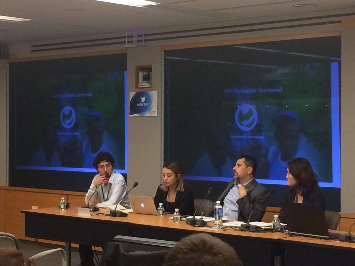 Connect4Climate's tweet photo. "Land management and land legislation is so confusing it stops the projects to enter" Ricardo Perez #Peru #amcso17 https://t.co/gnPSh4fQBE