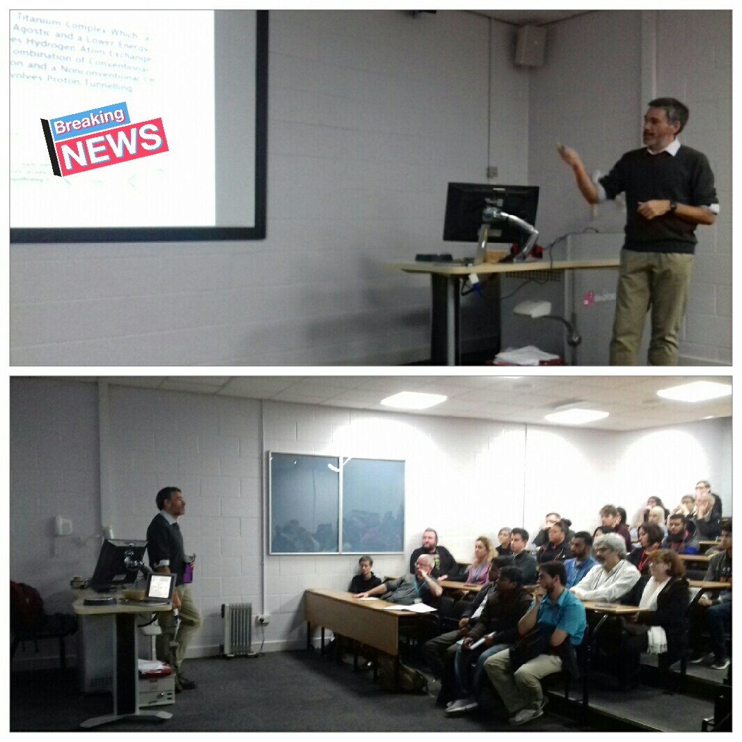 ArtDrugDiscover's tweet photo. #BreakingNews 
@stuartcantrill admits to @UniofBradford audience that @NatureChemistry is... oh well, what was said in #Bradford stays in... https://t.co/cwZo9TAquc