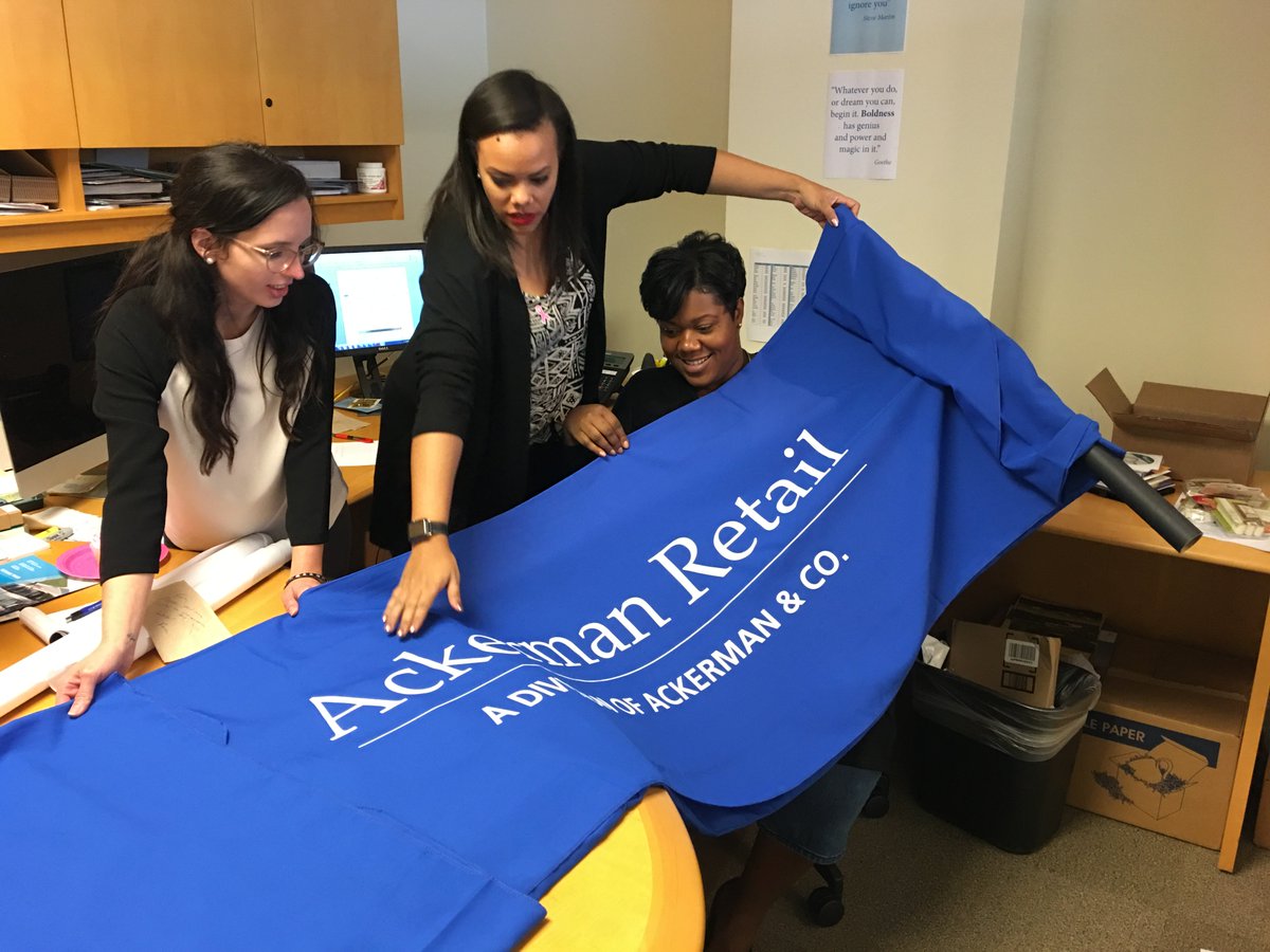 AckermanRetail's tweet photo. Our team is getting ready for @ICSC Southeast Conference next week! Come visit us at Booth 1137. #icsc #dealmaking #atlantaretail https://t.co/85pZWizGlC
