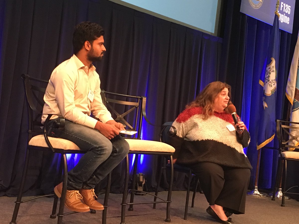 CTSpaceGrant's tweet photo. Panel discussion about #Eclipse2017CT during our Grants Expo. Professors and student from @UofHartford @UBridgeport. https://t.co/TU8fMStOct