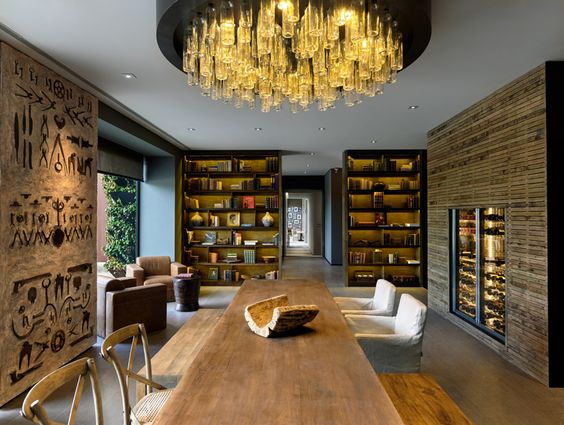 hdmag's tweet photo. #Pinoftheday The Wine Library at #DouroValley, crafted by #ClodaghDesign, which features a wine bottle chandelier
https://t.co/kQYA03c6y5 https://t.co/RMFAWmLQyI