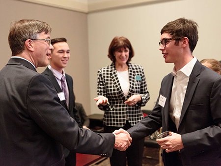 90 seconds/$500 - Students, put your business pitch skills to the test at the Elevator Pitch Contest tomorrow: fairfield.edu/news/archive/o…