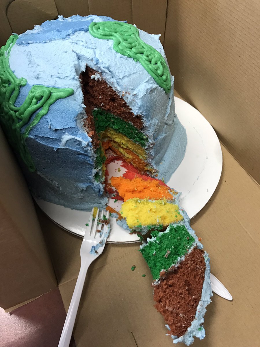 Earth Science Project Layers Cake