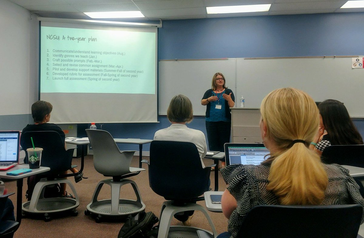 soul4real's tweet photo. Susan Miller-Cochran (UofA) talking about Developing Program Assessments that Retain Faculty Autonomy for #TYCAWest Good stuff. https://t.co/ViswAfDwBY