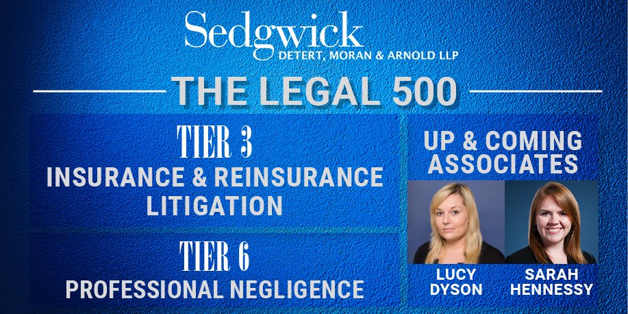Sedgwick LLP (@sedgwickllp) on Twitter photo <a href="/SedgwickLLP/">Sedgwick LLP</a> London, Edward Smerdon & 6 other Sedgwick London attorneys receive high marks from <a href="/thelegal500/">The Legal 500</a>. ow.ly/ygDz30fRwcZ <a href="/SedgwickLLP/">Sedgwick LLP</a> London, Edward Smerdon & 6 other Sedgwick London attorneys receive high marks from <a href="/thelegal500/">The Legal 500</a>. ow.ly/ygDz30fRwcZ