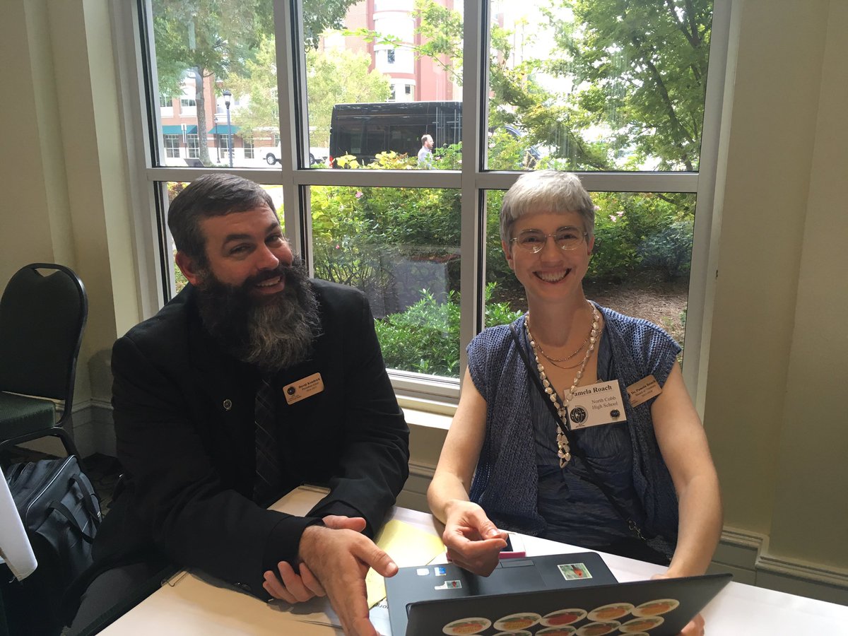 GASocStudies's tweet photo. President & President-Elect huddling & strategizing together. #GCSS17 https://t.co/nWJe2ztIvb
